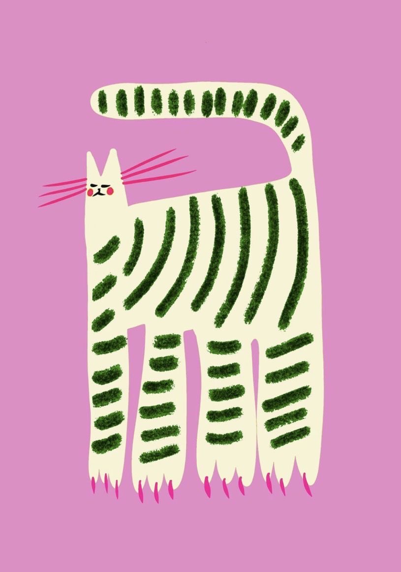 Illustration pension chat